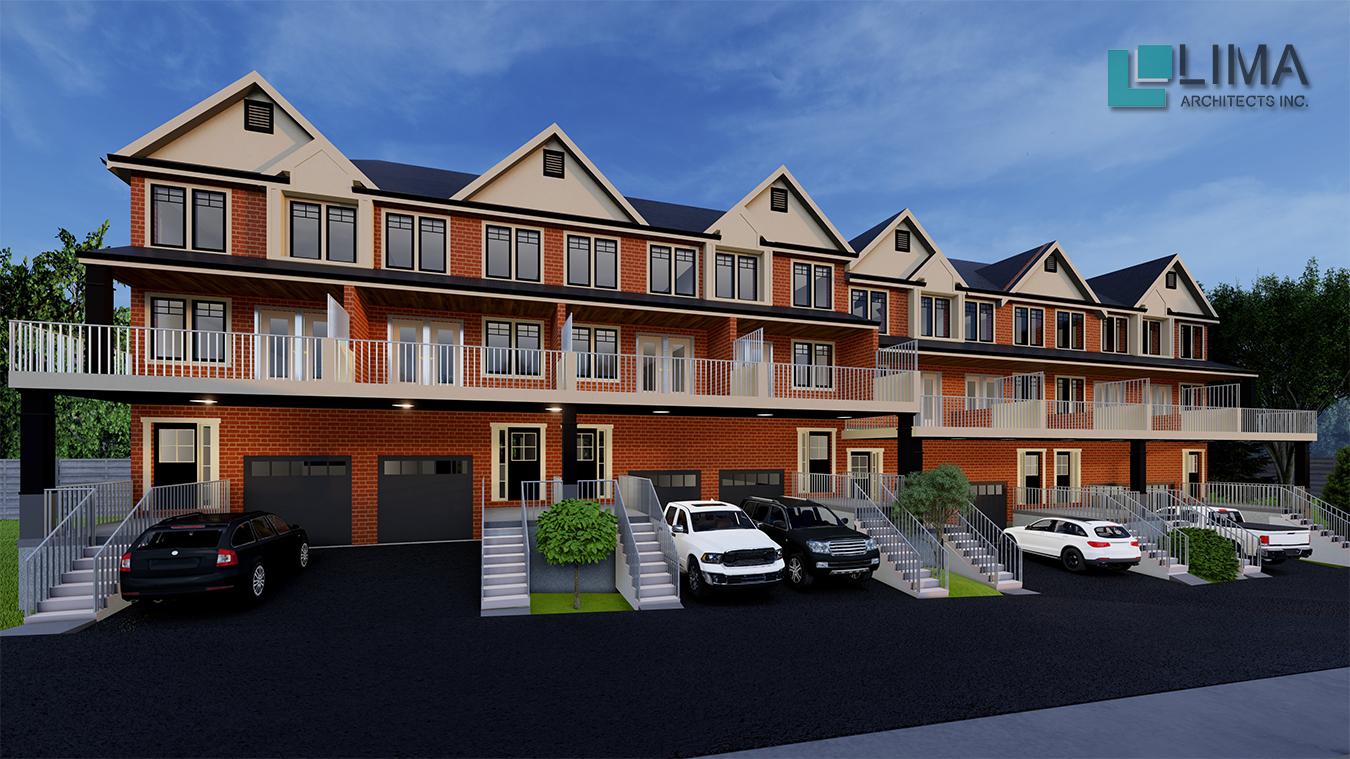 Townhouses Development in Cambridge Ontario by Lima Architects Inc